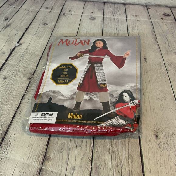 Disney Live Action Mulan Girl’s Halloween Costume - Picture 1 of 4